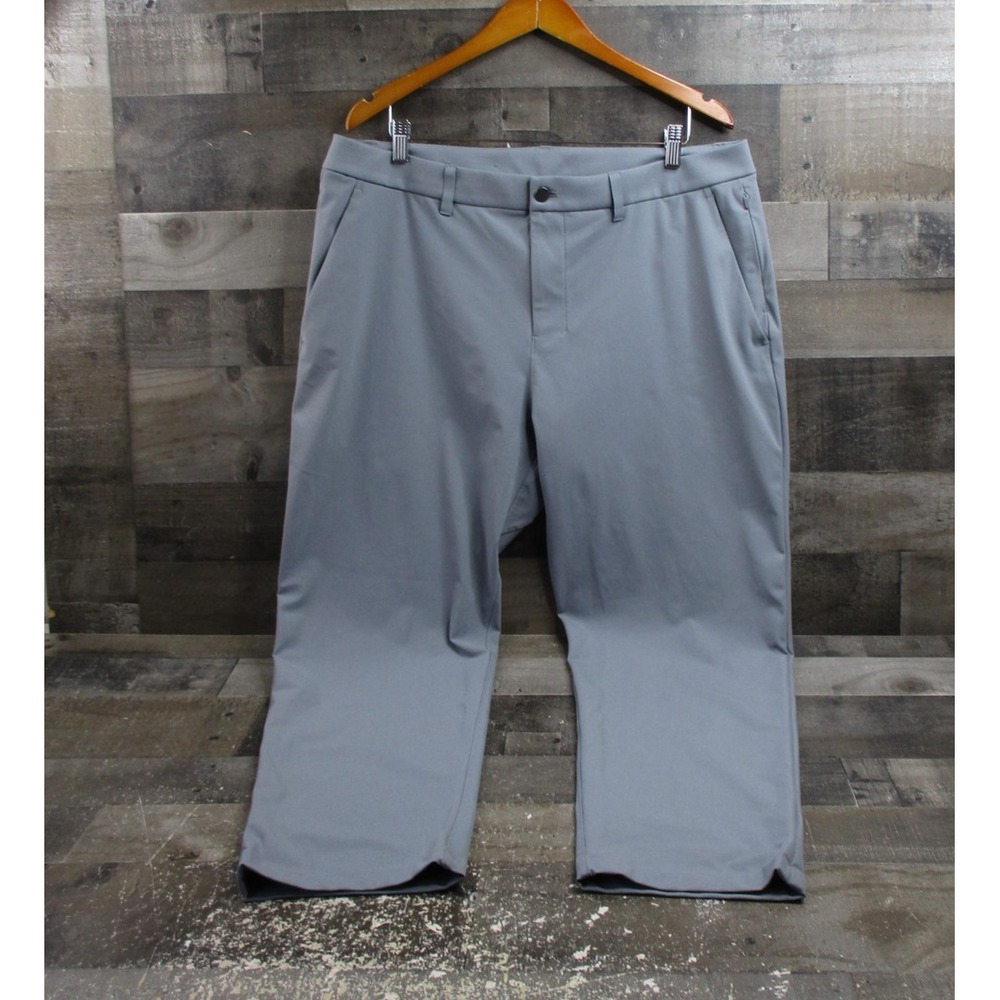 Lululemon Pants Mens 38 Gray Classic Fit ABC Chino Dress Golf Stretch LM5A05S